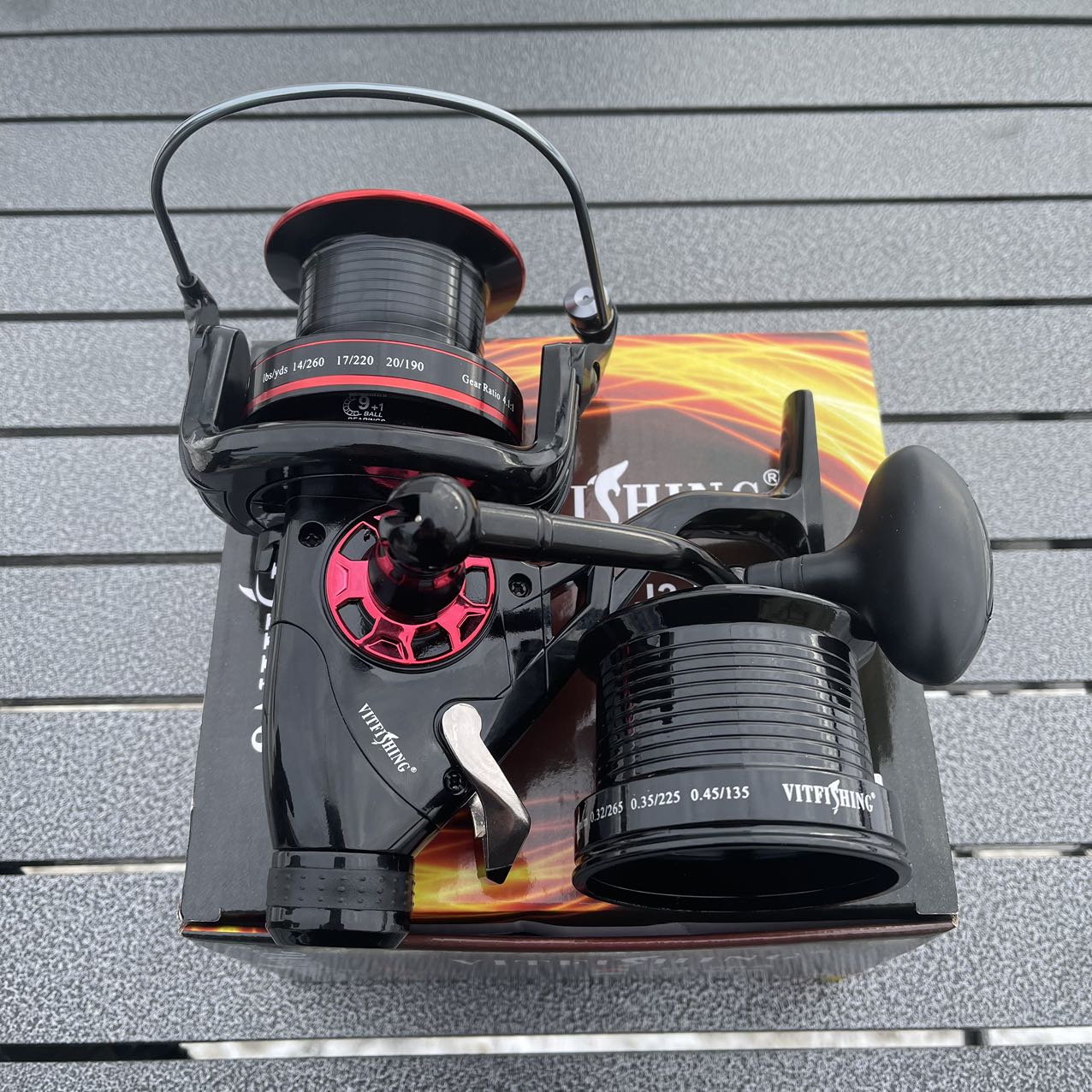 Катушка J3 90 A vitfishing с байтранером — изображение 8