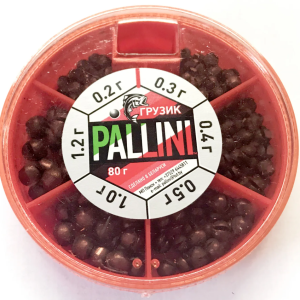 Набор грузов 80 гр PALLINI (от 0.2 до 1,2 гр)