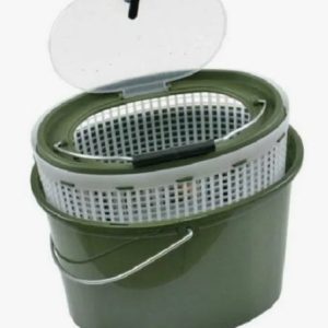 КАН рыболовный с сеткой (пластик) 8 л 31,5х21х21 см