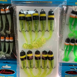Силикон Плавающий  с двойником 7.5см/10шт.