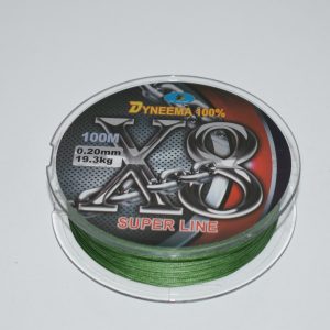Плетеный шнур WEI-D08,Vitfishing X8, 100м