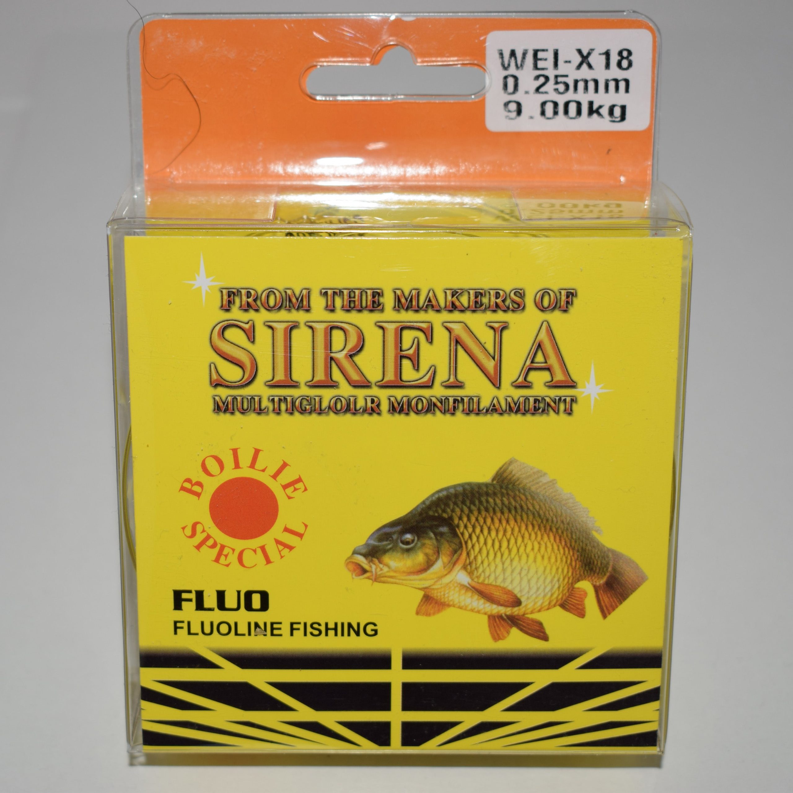 Леска Sirena, 300м, флуоресцентная желтая WEI-x18 — изображение 2