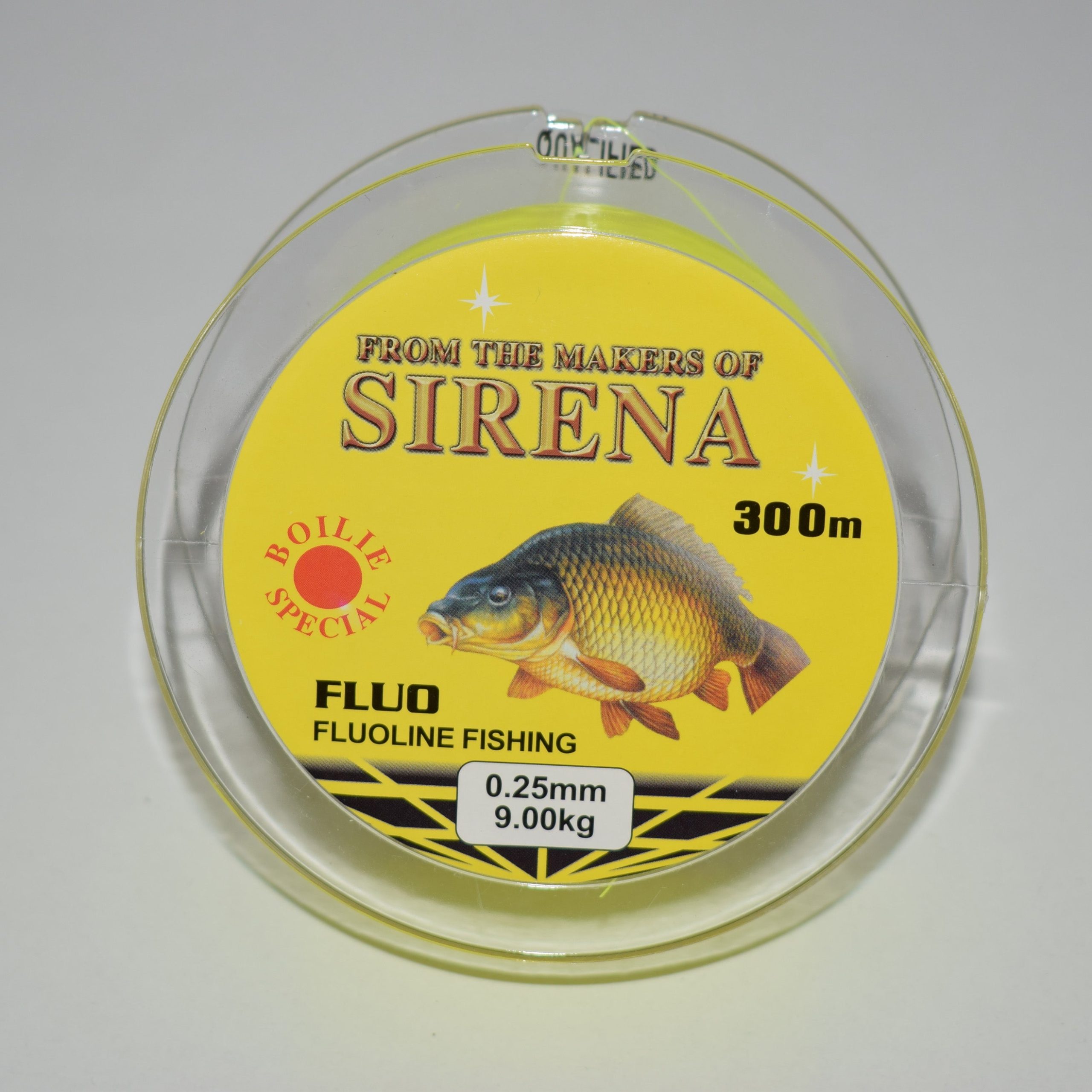 Леска Sirena, 300м, флуоресцентная желтая WEI-x18 — изображение 4