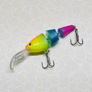 Воблер ZB-10070 6.6 гр 0-1.5M 100мм цв 1# многосекционная